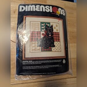 Unopened Vintage Bucilla "Scottie Dog" Needlepoint Kit